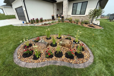 Photo of a modern landscaping in Omaha.