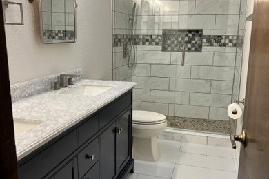 Bathroom - contemporary bathroom idea in Jacksonville