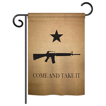 Come And Take It Americana, Everyday Garden Flag 13"x18.5"