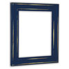 Distressed Deep Blue Picture Frame, Solid Wood, 16"x20"