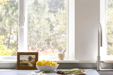 Inspiration for a transitional kitchen remodel in San Francisco