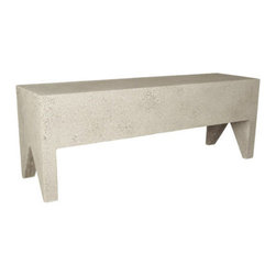 Zachary A. Design Lightweight Fiberglass Outdoor Furniture - Outdoor Benches