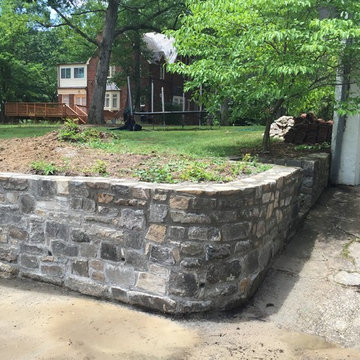 Field Stone Wall Repair in Washington DC on Colorado Ave NW