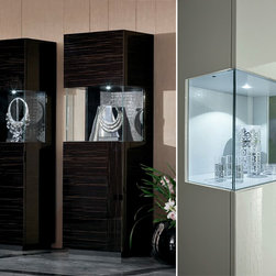 Italian Curio Nightfly by Rossetto - $2,199.00 - China Cabinets And Hutches