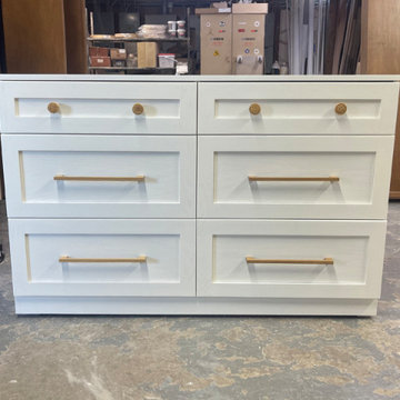 Custom Dresser Chest, Open Shoe Cabinet for Closet Organization