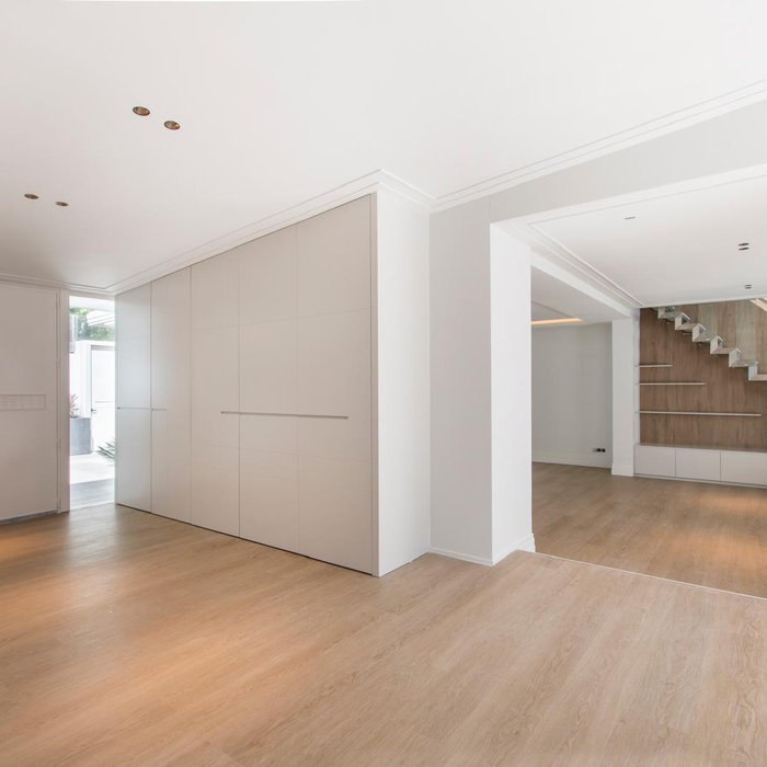 Inspiration for a contemporary entryway remodel in Madrid