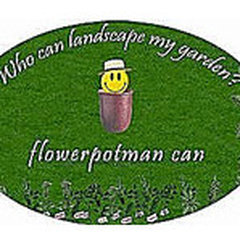 Flowerpotman the landscape gardener
