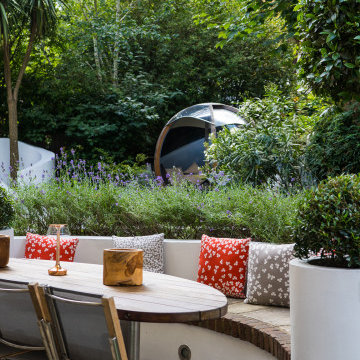 Modern Family Garden Design in West London