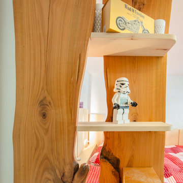 Herrenzimmer in Ahorn und Kirsche