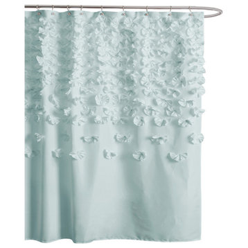 Lucia Blue Shower Curtain 72x72