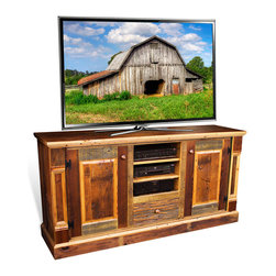Rustic Barnwood TV Stand - Products