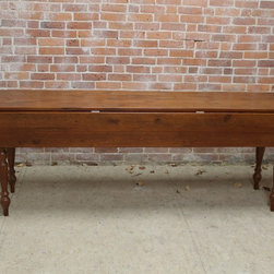 Rustic Drop Leaf Farm Table - Table &agrave; manger
