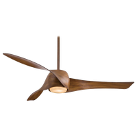 Minka-Aire Artemis LED 58" Ceiling Fan F803L-DK, Distressed Koa