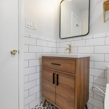 Mid-Century Modern Primary Bathroom Remodel / Alexandria, VA