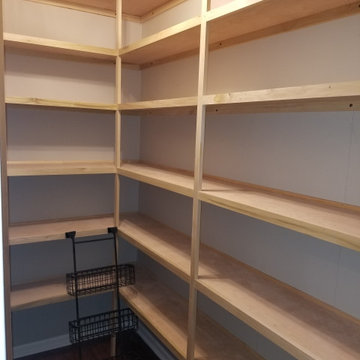 Storage lockers and pantry