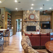 indoor fireplace