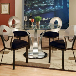 Cady Metal Dining Set (Table and 4 Chairs) - Acme Furniture - Dining Sets