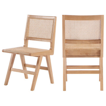 Preston Dining Arm Chair (Set of 2), Natural, Side Chair