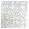 Miseno MT-COMET5/16SQ Comet - Glass Visual - Wall Tile (Sold by - White Shower