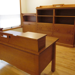 Custom Rosebud Home Office Furniture - Desks And Hutches