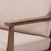 Venza Lounge Chair - Light Brown, " Walnut" Brown