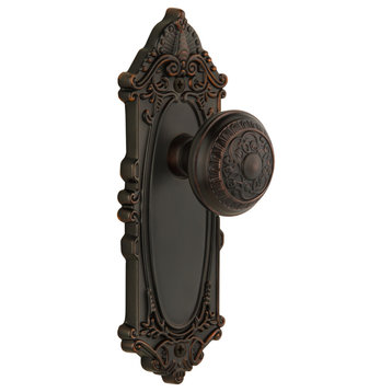 Grandeur Grande Victorian Plate Double Dummy with Windsor Knob Timeless Bronze