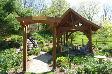 Inspiration for a zen patio remodel in Other