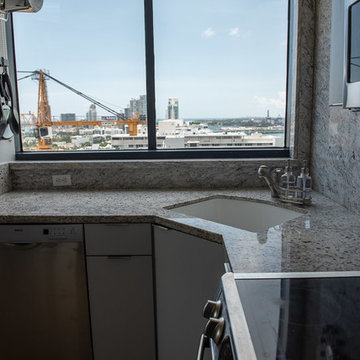 Modern Kitchen Update Done in a Fashion Grey Color