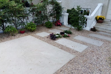 Jardín de entrada a vivienda unifamiliar
