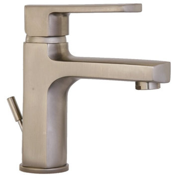 Novello Tall Single Lever Handle Lavatory Vessel Faucet, Brushed Nickel