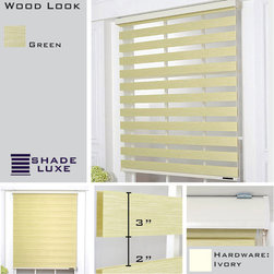 WoodLook Dual Shades - Roller Shades