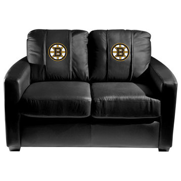 Boston Bruins Stationary Loveseat Commercial Grade Fabric