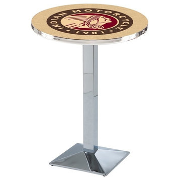Indian Motorcycle Pub Table, 36"x42"