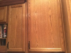Mucking up staining my cabinets big time lol. Any thoughts on why this gel  stain is going on so patchy? : r/woodworking