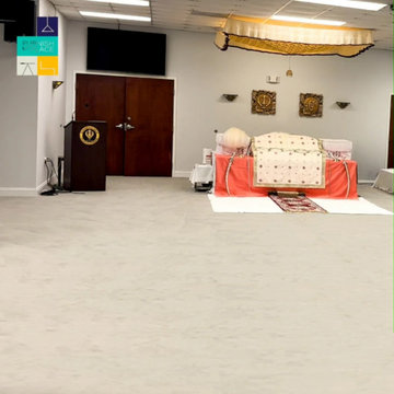 Residential carpet installation