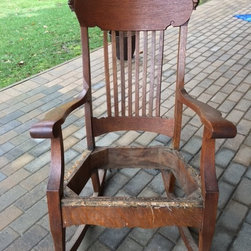 Damaged Rocking Chair Before - Furniture