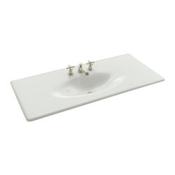 KOHLER - KOHLER Iron/Impressions 49" One-Piece Surface w/ Integrated Lavatory - Bathroom Sinks