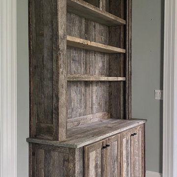 Great Falls- Reclaimed Barn Wood Golf Simulator Room