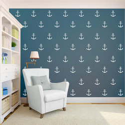 Anchor Pattern (32 piece set) - Wall Decals