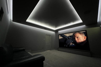 Grey Matter - A Small Home Cinema for A Lovely Family in Surrey