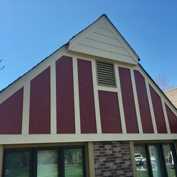 LP Diamond Kote siding, soffit /fascia. Windows trim, oversized aluminum gutters