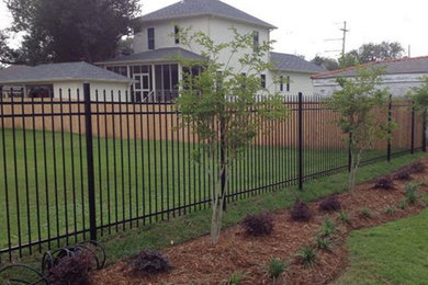 Inspiration for a backyard landscaping in New Orleans.