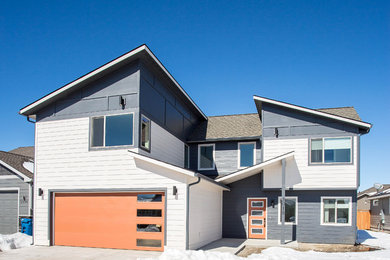 Inspiration for a modern exterior home remodel in Other