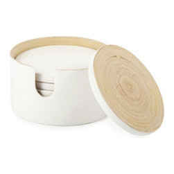Arctic Bamboo Coasters - Set of 7 - Coasters
