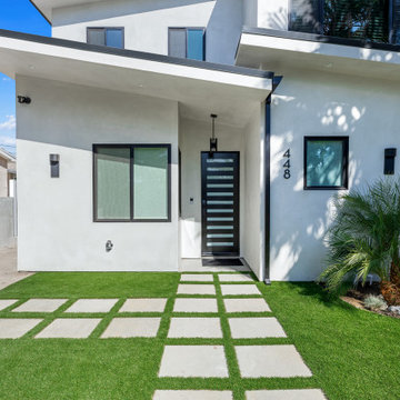 Custom Modern New Construction Home with Mid-Century Rooflines