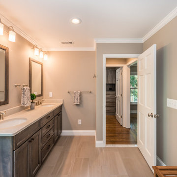 Alexandria Aging In Place Master Bath Remodel with Closet Organization