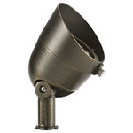 Kichler - Accent 300 Lumens 10 Degrees Spot Light, 2700K - 12V Accent 10 degree, 300 lumen, 2700K spot light in cast brass (CBR) is an integrated, fully sealed LED fixture that features 4,000 volt surge protection. Featuring custom optics that assures no halos or scallops to deliver superb center-to-edge uniformity for clean, clear light.