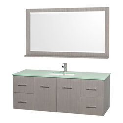 Gray Oak Bathroom Vanities - Bathroom Vanities And Sink Consoles