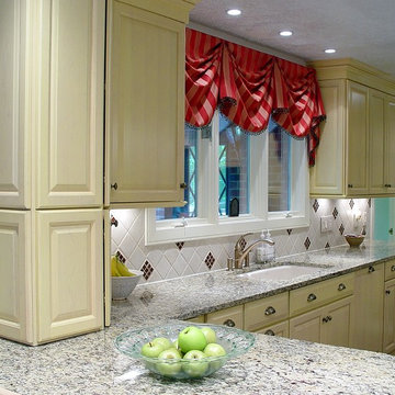 Pale Yellow Kitchen Remodel