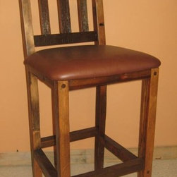 Rustic Barnwood Bar Stools - Products